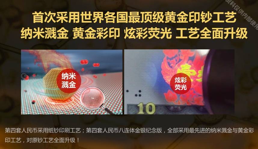 第四套人民币八连体金银纪念版